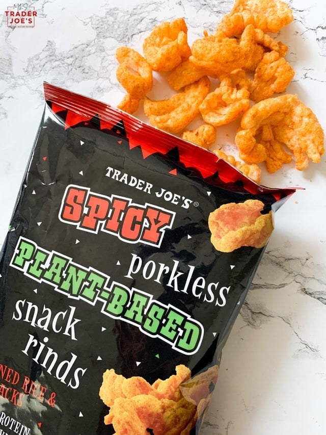Spicy Porkless Plant-Based Snack Rinds