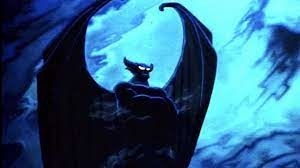 The demon Chernabog commanding dark forces from the Disney film Fantasia. 