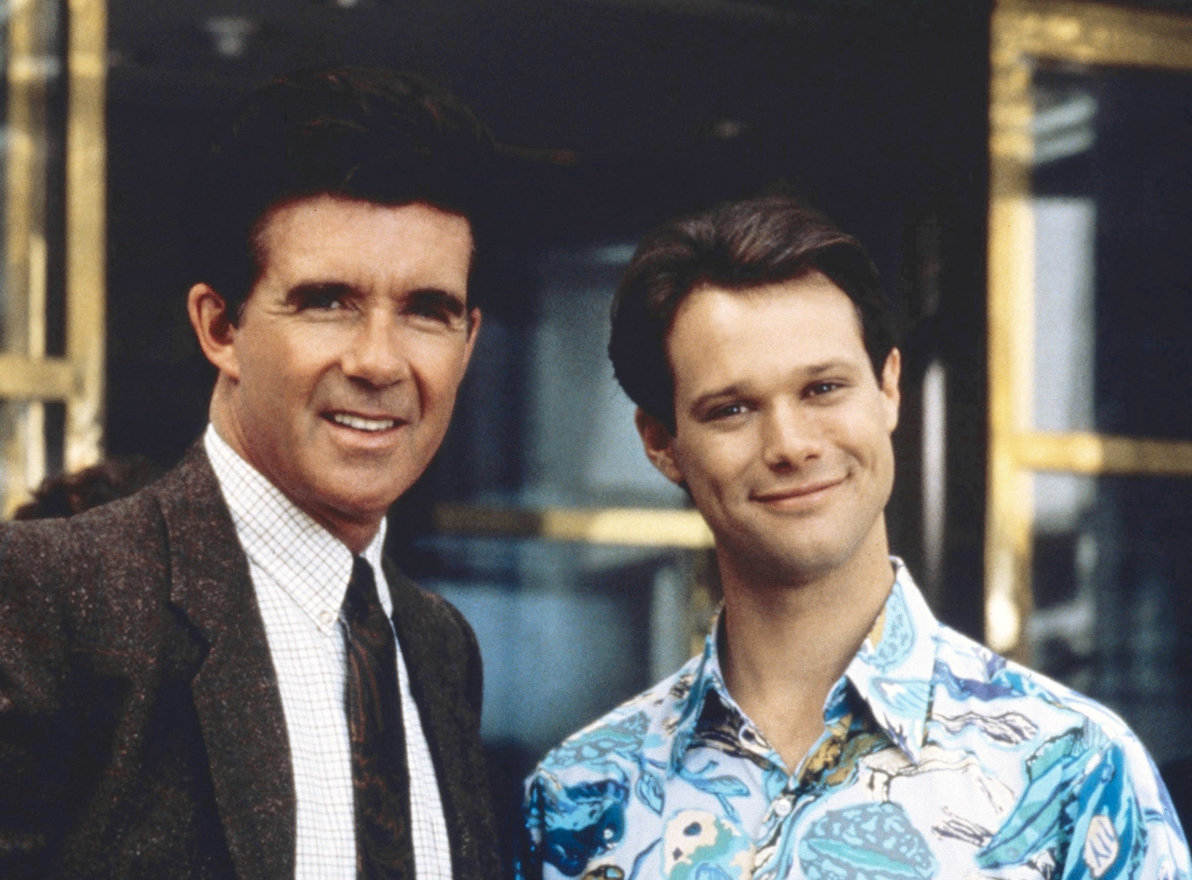 Alan Thicke and Jay Underwood in Not Quite Human