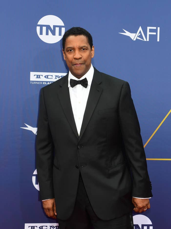 Denzel in a tuxedo