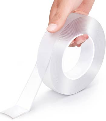 A roll of clear tape