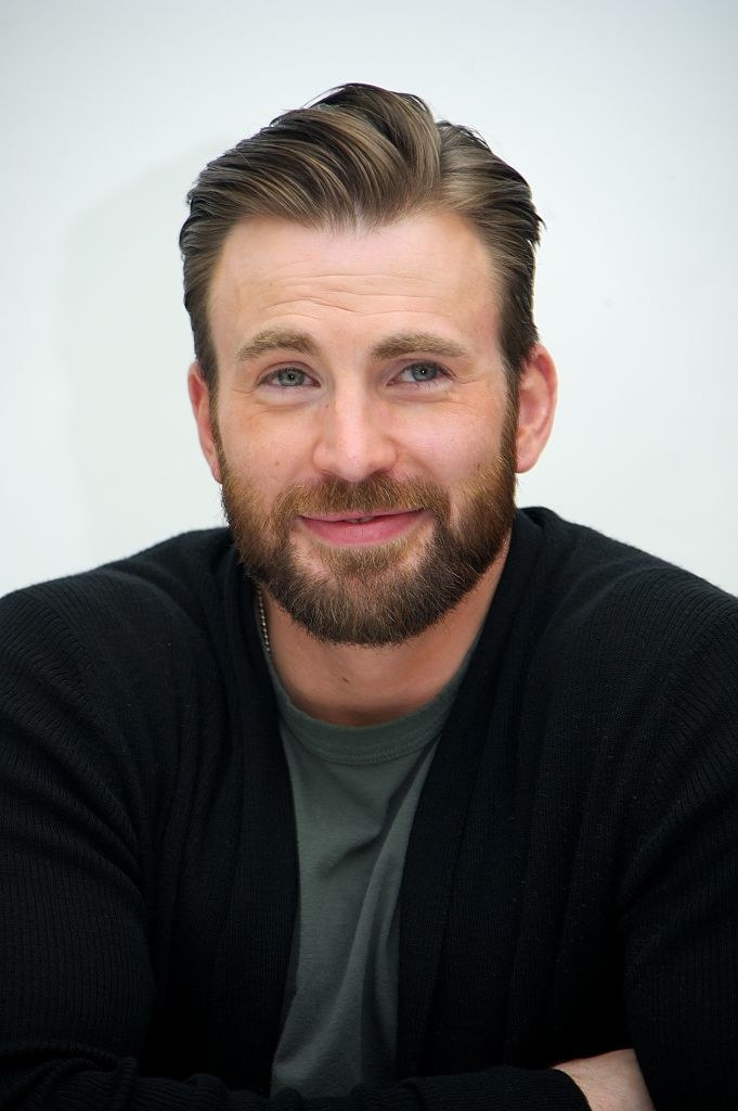 Chris Evans at the &quot;Avengers: Age of Ultron&quot; Press Conference
