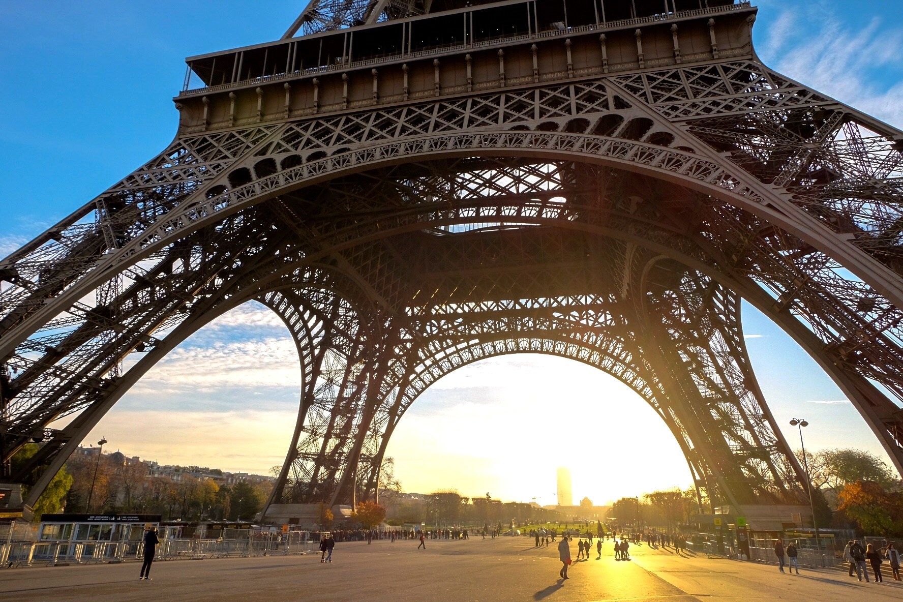 埃菲尔铁塔在巴黎,法国