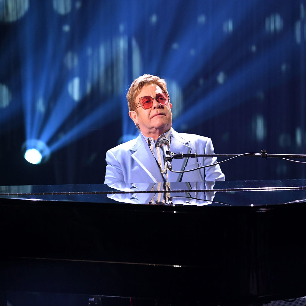 &quot;Rocket Man&quot; singer at the piano