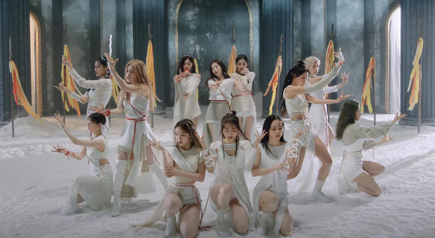 LOONA in the &quot;Paint the World&quot; music video
