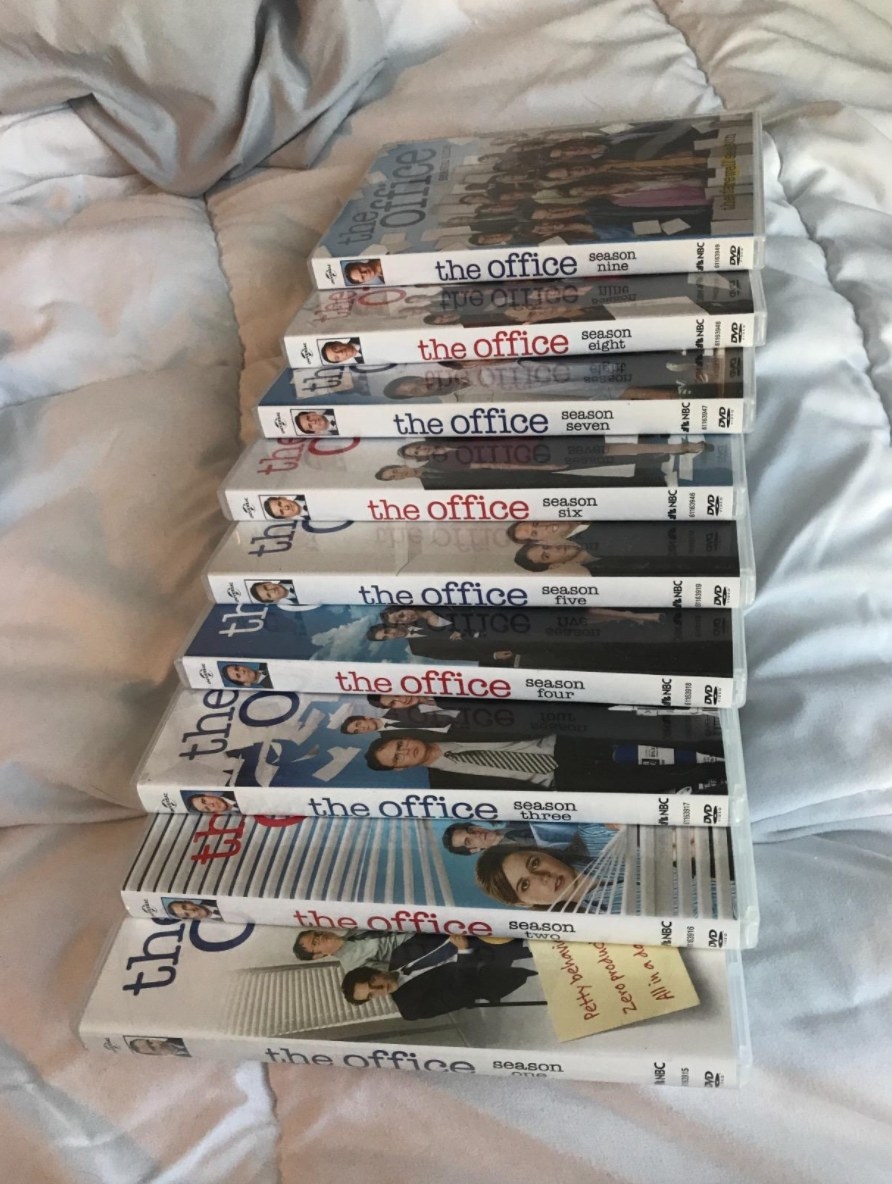 reiviewer&#x27;s image of the office DVDs