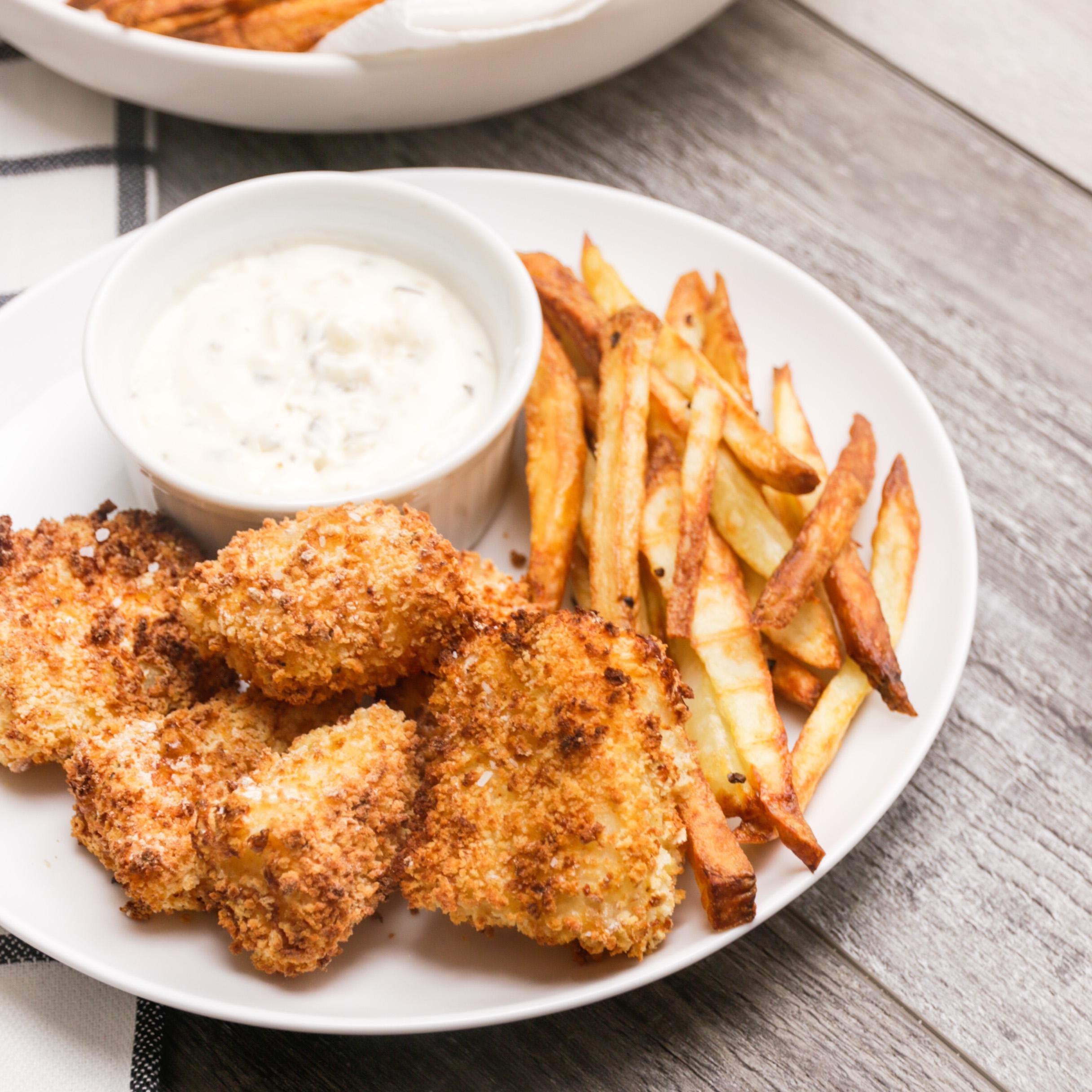Air Fryer Fish &amp; Chips