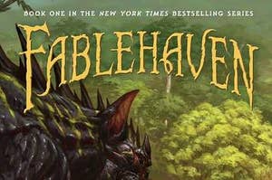 fablehaven book cover that just says the title