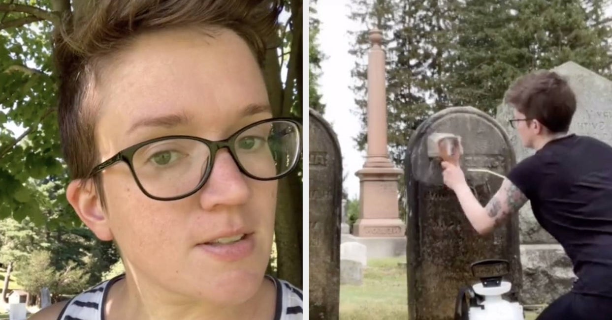 TikToker Cleans Gravestones And Tells The Dead's Stories