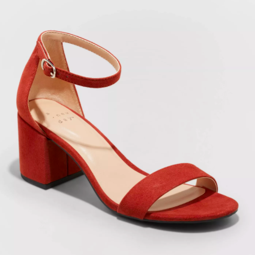 sandal with chunky heel
