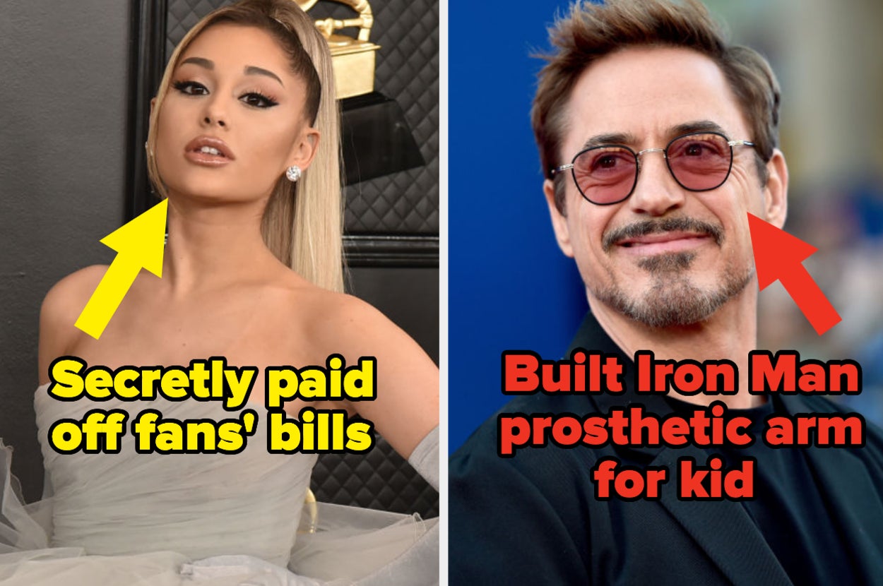 Ariana Grande and Robert Downey Junior