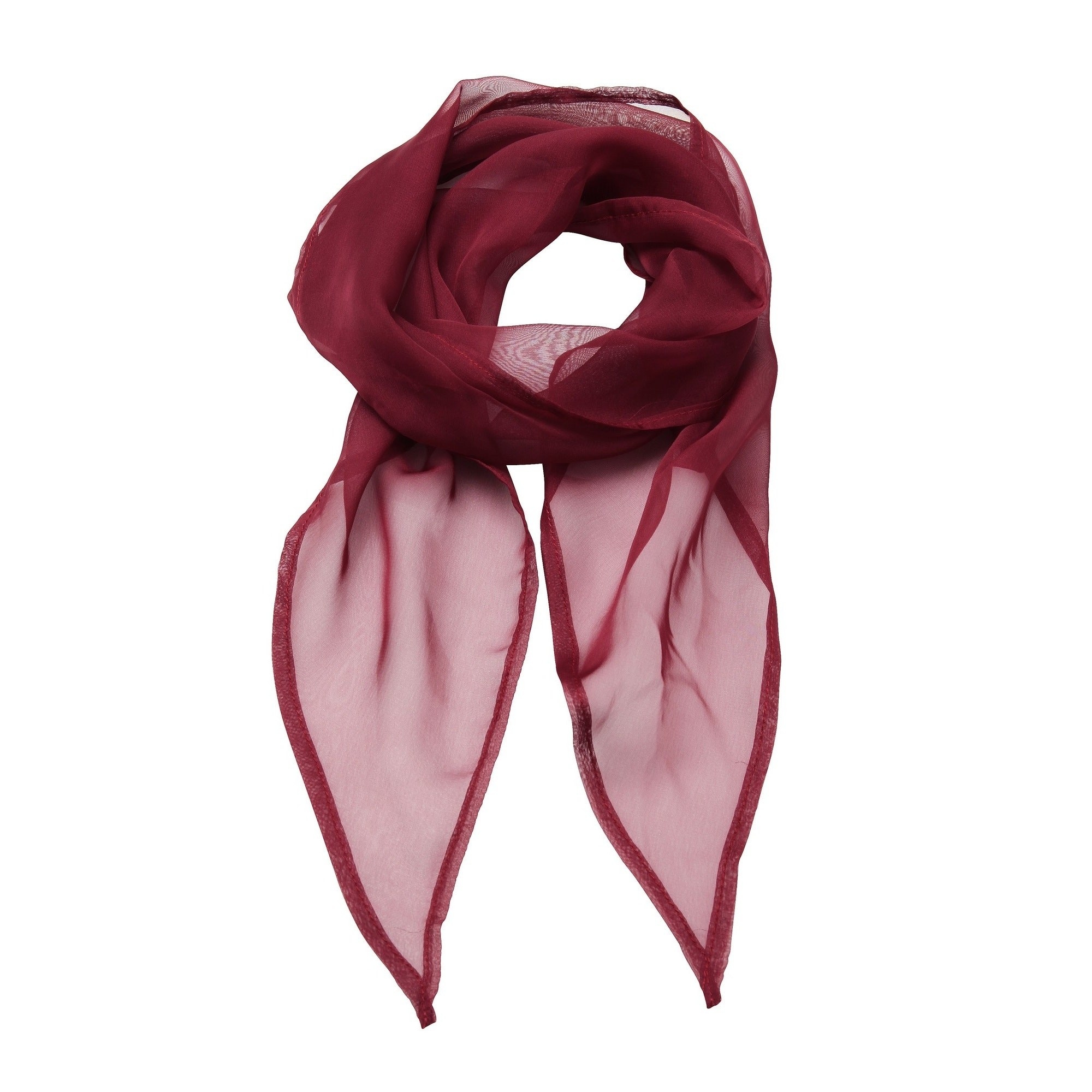 the burgundy scarf