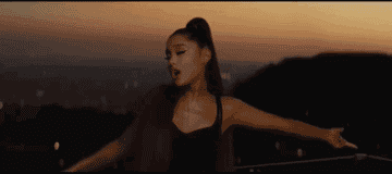 Ariana Grande gif from the break up with your girlfriend I’m bored music video 