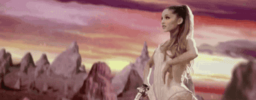 Ariana Grande gif from the Break Free music video 