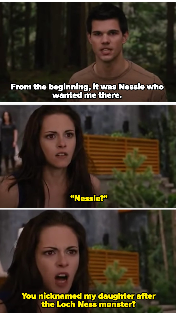 From the beginning, it was Nessie who wanted me there. / Nessie? You nicknamed my daughter after the Loch Ness Monster
