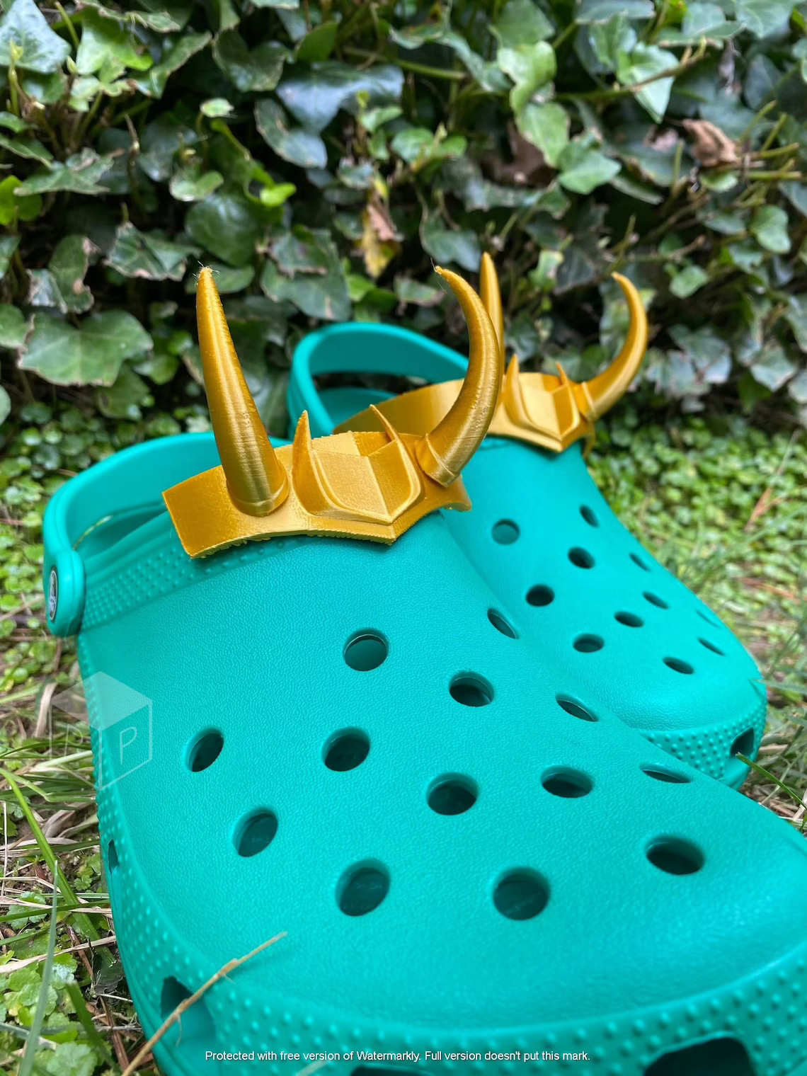 loki horns that fit on the top of crocs