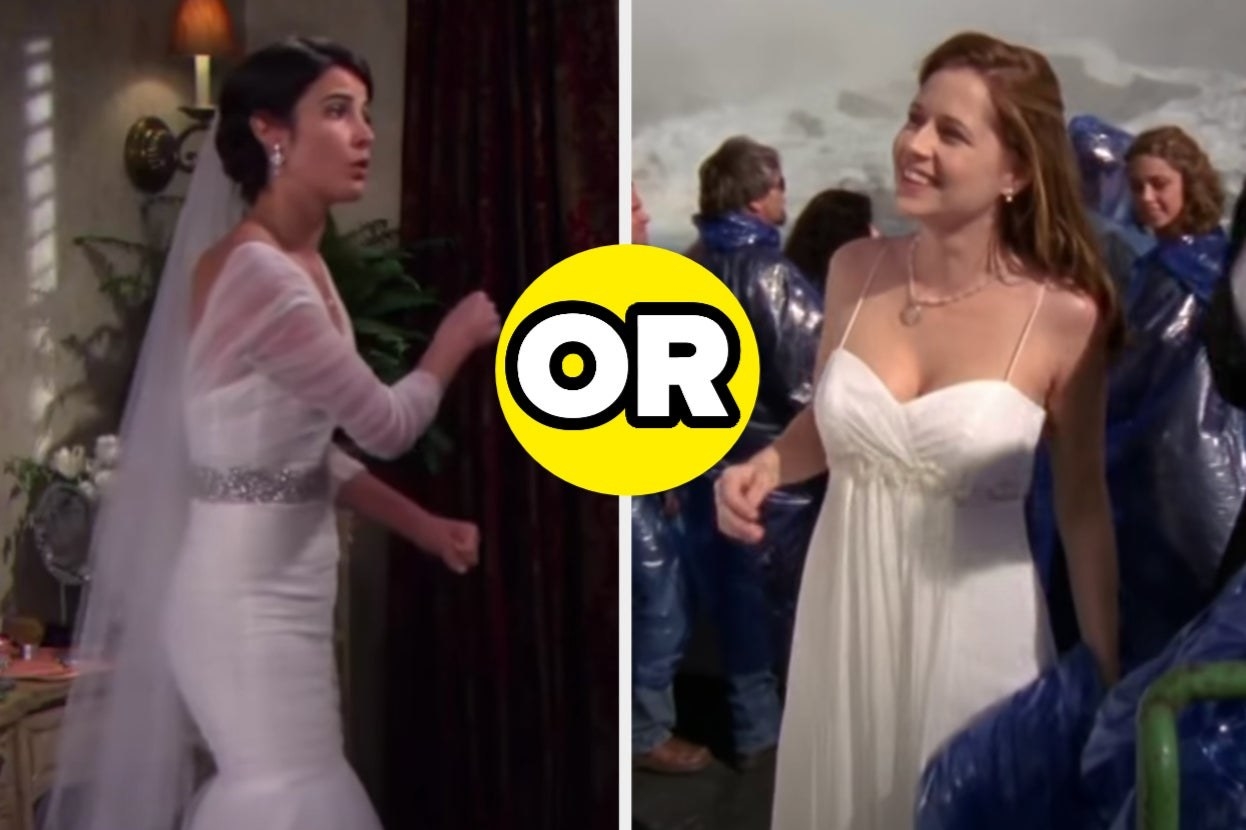 Wedding dresses from How I Met Your Mother and The Office