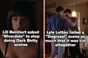 Lili Reinhart asked Riverdale to stop Dark Betty scenes, Lyle Lettau hated Degrassi scene so much they cut it