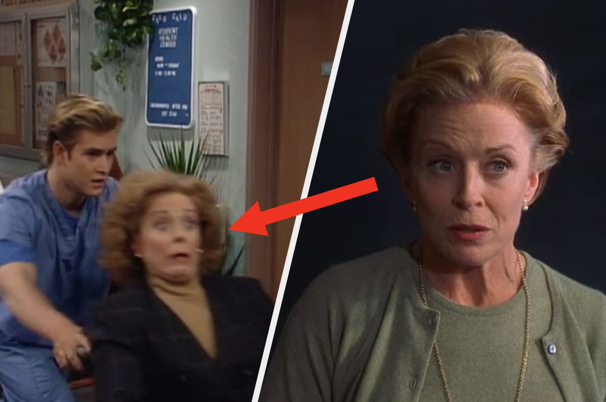 Holland Taylor in both Legally Blonde and saved by the bell