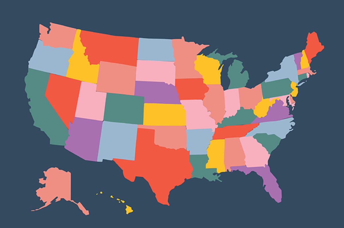 Us Geography Quiz Find At Least 16 States On The Map