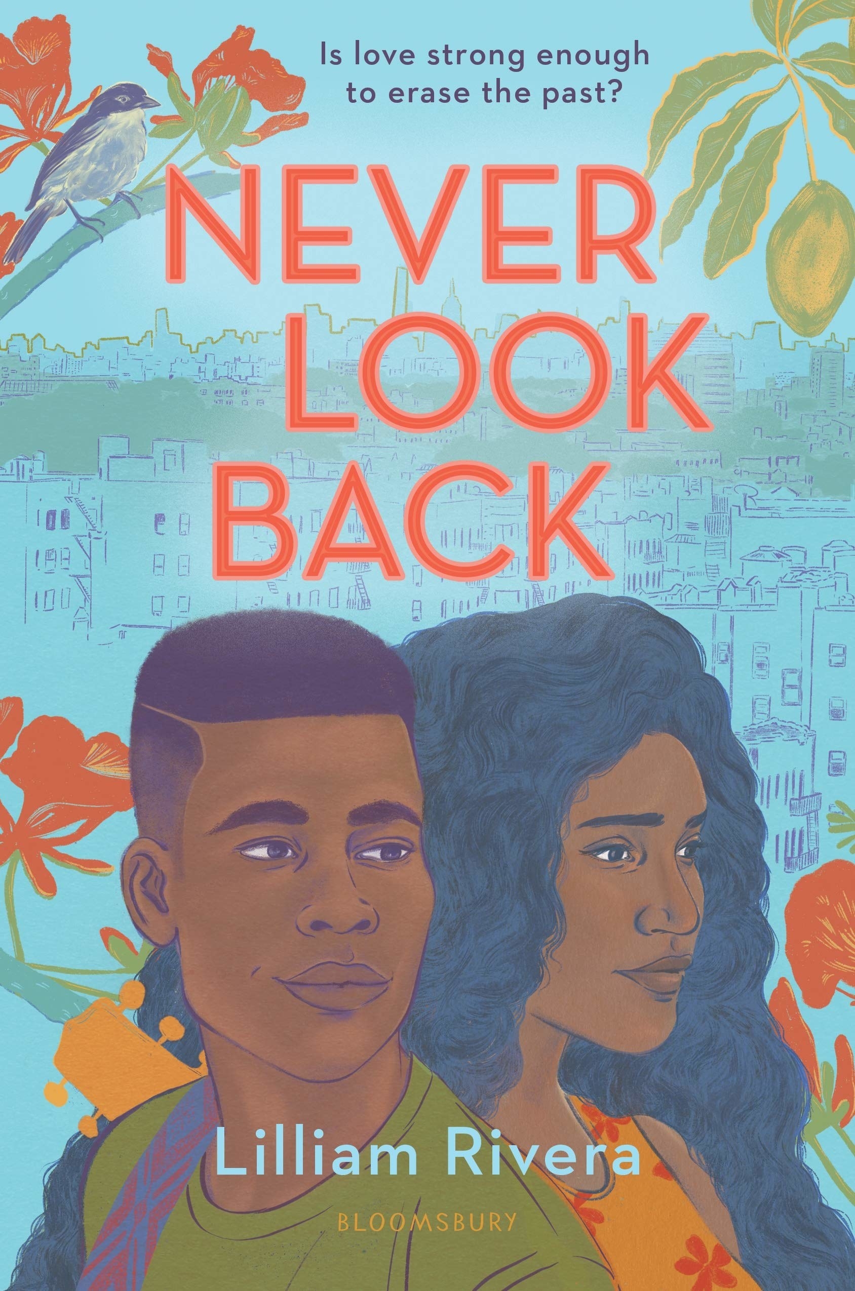 Never Look Back cover. Book by Lilliam Rivera