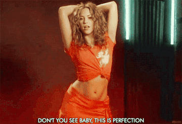 Shakira dancing in &quot;Hips Don&#x27;t Lie&quot; music video