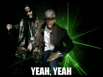 Usher sings &quot;yeah, yeah&quot; while dancing