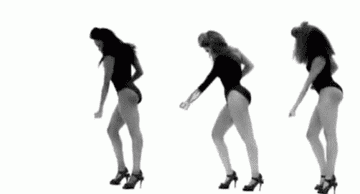 Beyoncé and dancers dancing in &quot;Single Ladies&quot; music video