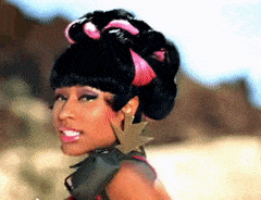 Nicki Minaj licks teeth in &quot;Massive Attack&quot; music video