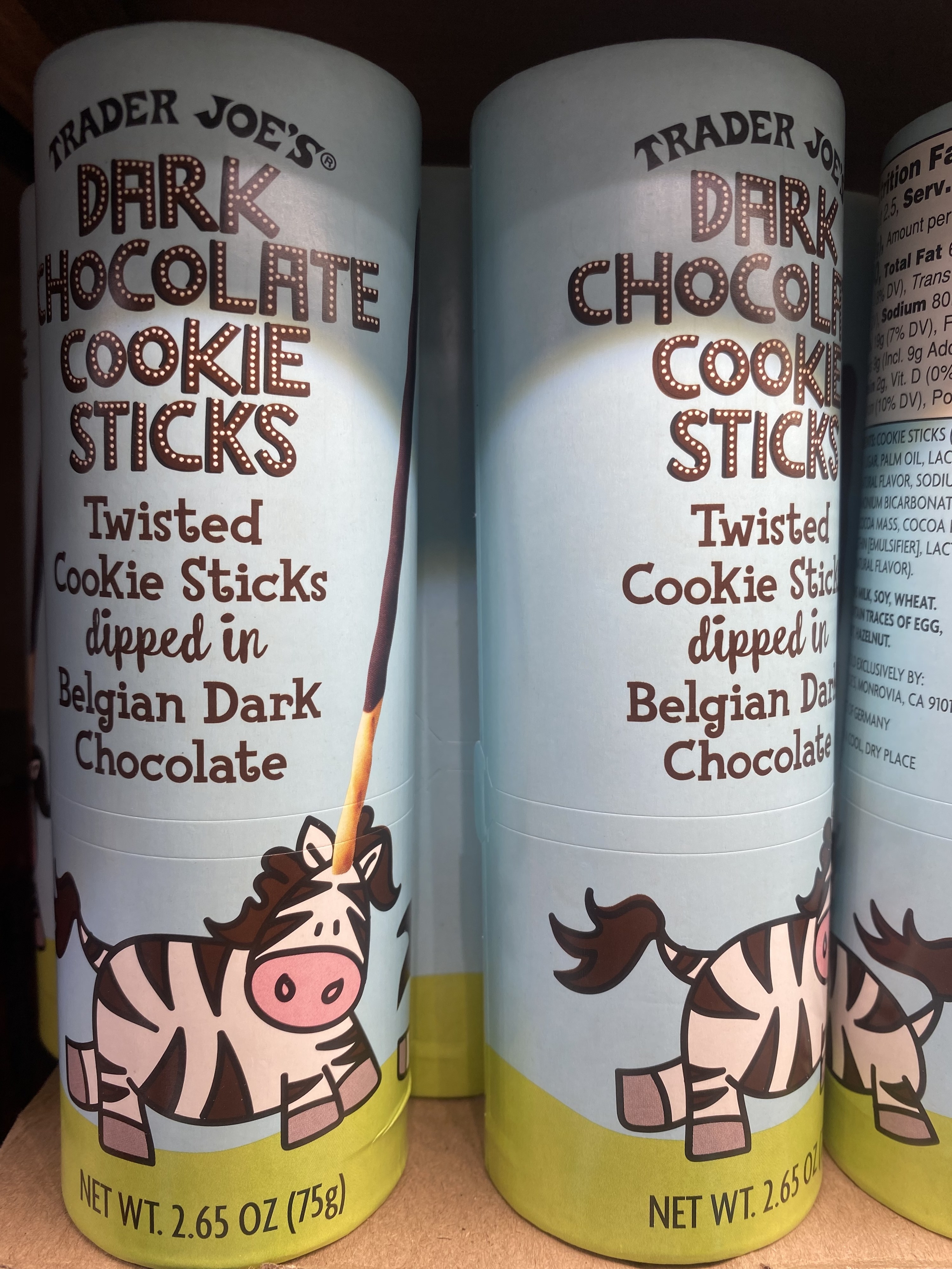 Dark Chocolate Cookie Sticks