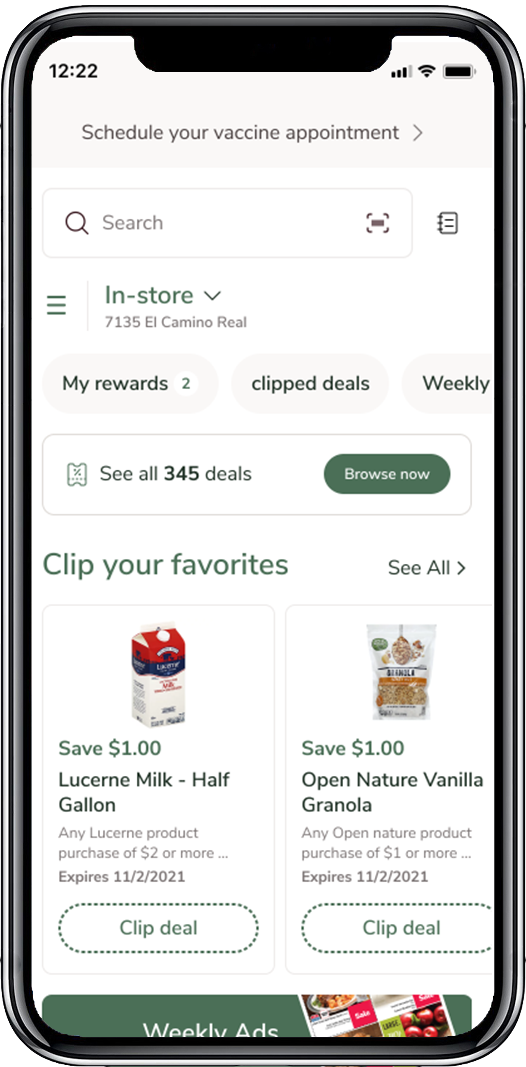 Shaw&#x27;s Deals and Delivery App