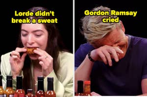 Lorde didn't break a sweat and Gordon Ramsay cried
