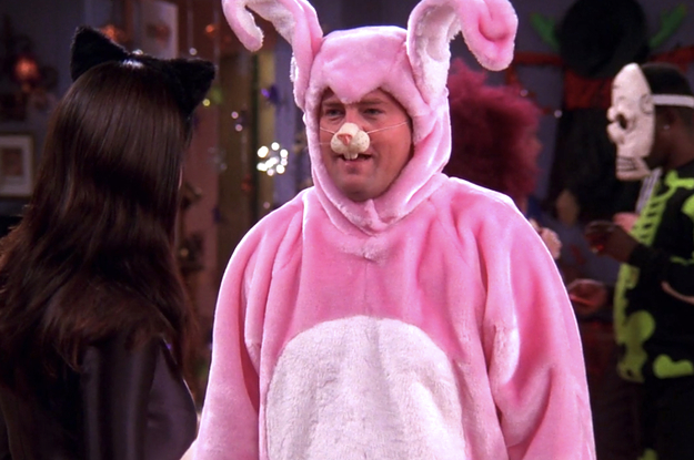 Wish I had the pink bunny outfit, RIP Chandler Bing 💕 : r/finch