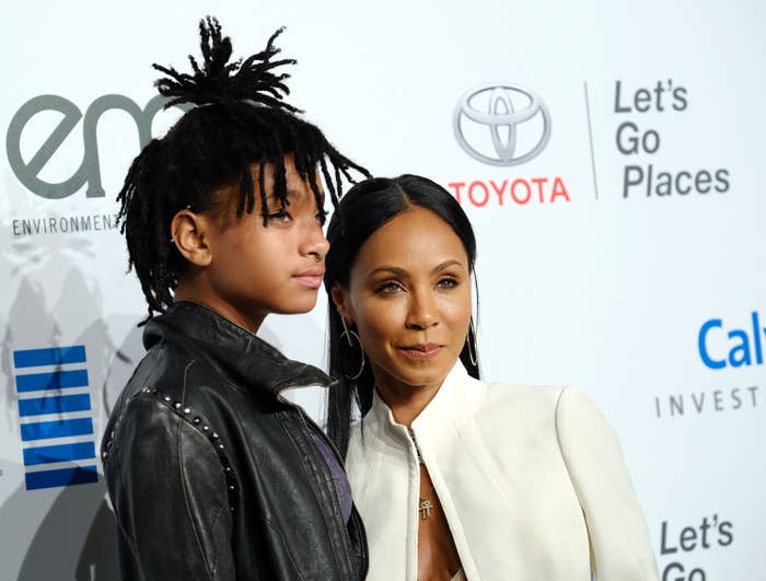 Willow Smith and Jada Pinkett Smith are pictured at an event together in 2016