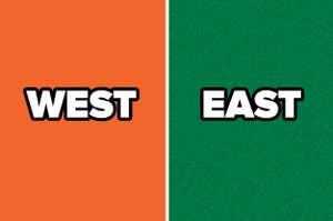 west or east