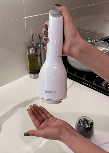 gif of grinder grinding salt with one click of a button