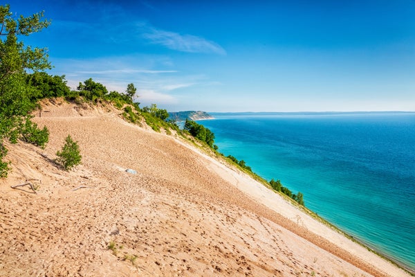 Sleeping Bear Dunes in Michigan.