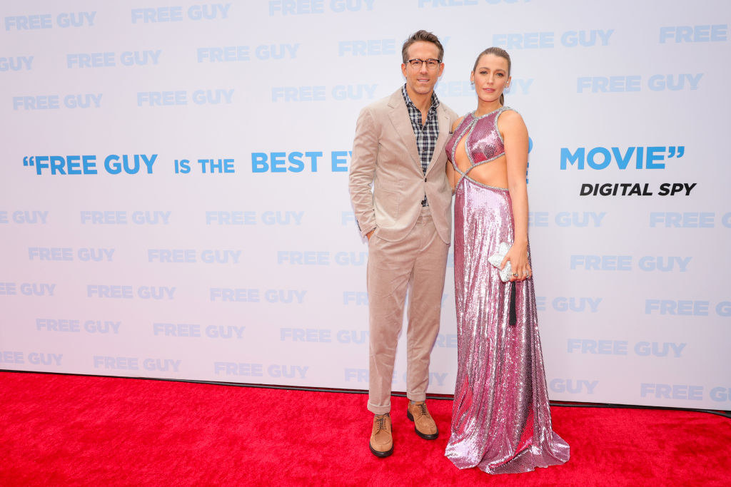 Ryan Reynolds and Blake Lively attend the World Premiere of 20th Century Studios&#x27; Free Guy