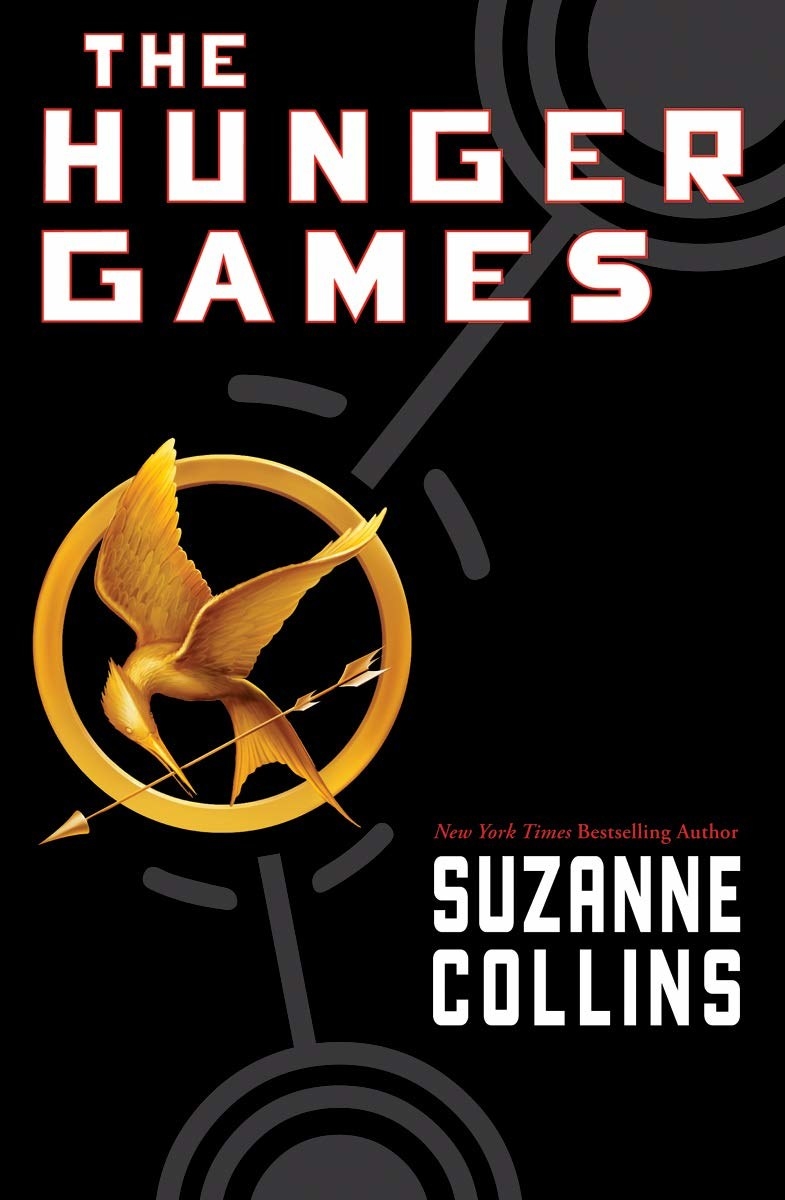 Book cover for The Hunger Games