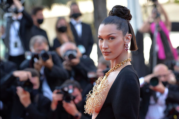 When Bella Hadid wore a dramatic Schiaparelli Gown at Cannes