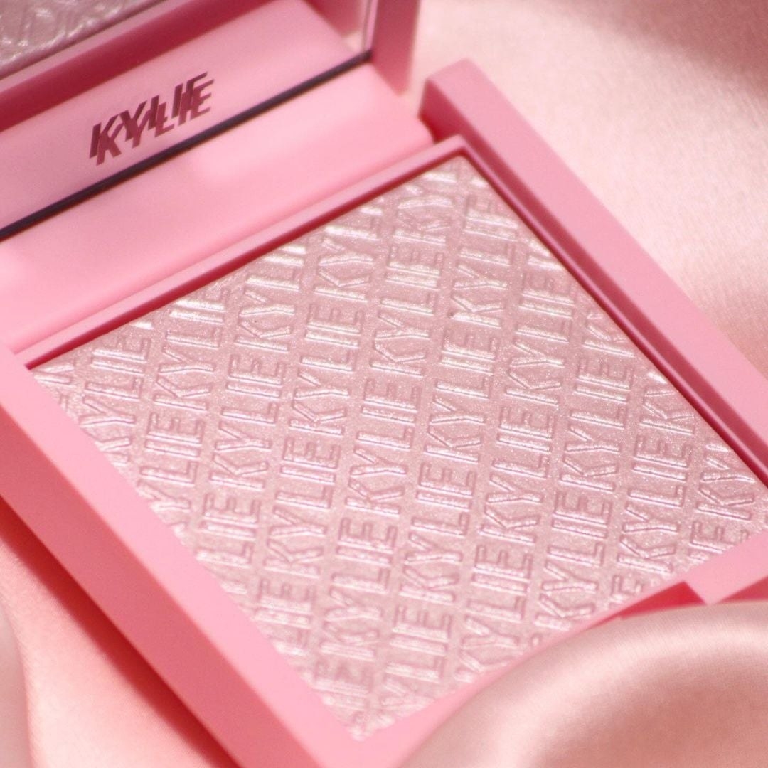a pink highlighter with kylie printed into it