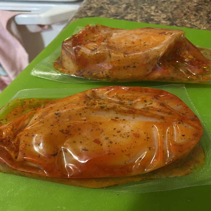 marinated chicken in individual freezer packets
