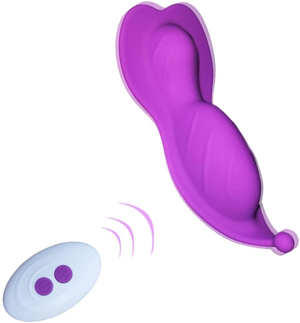 The vibrator next to its remote