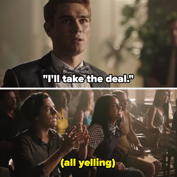 Archie: &quot;I&#x27;ll take the deal,&quot; Veronica Betty and Jughead all yell