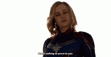 Carol saying &quot;I have nothing to prove to you&quot;