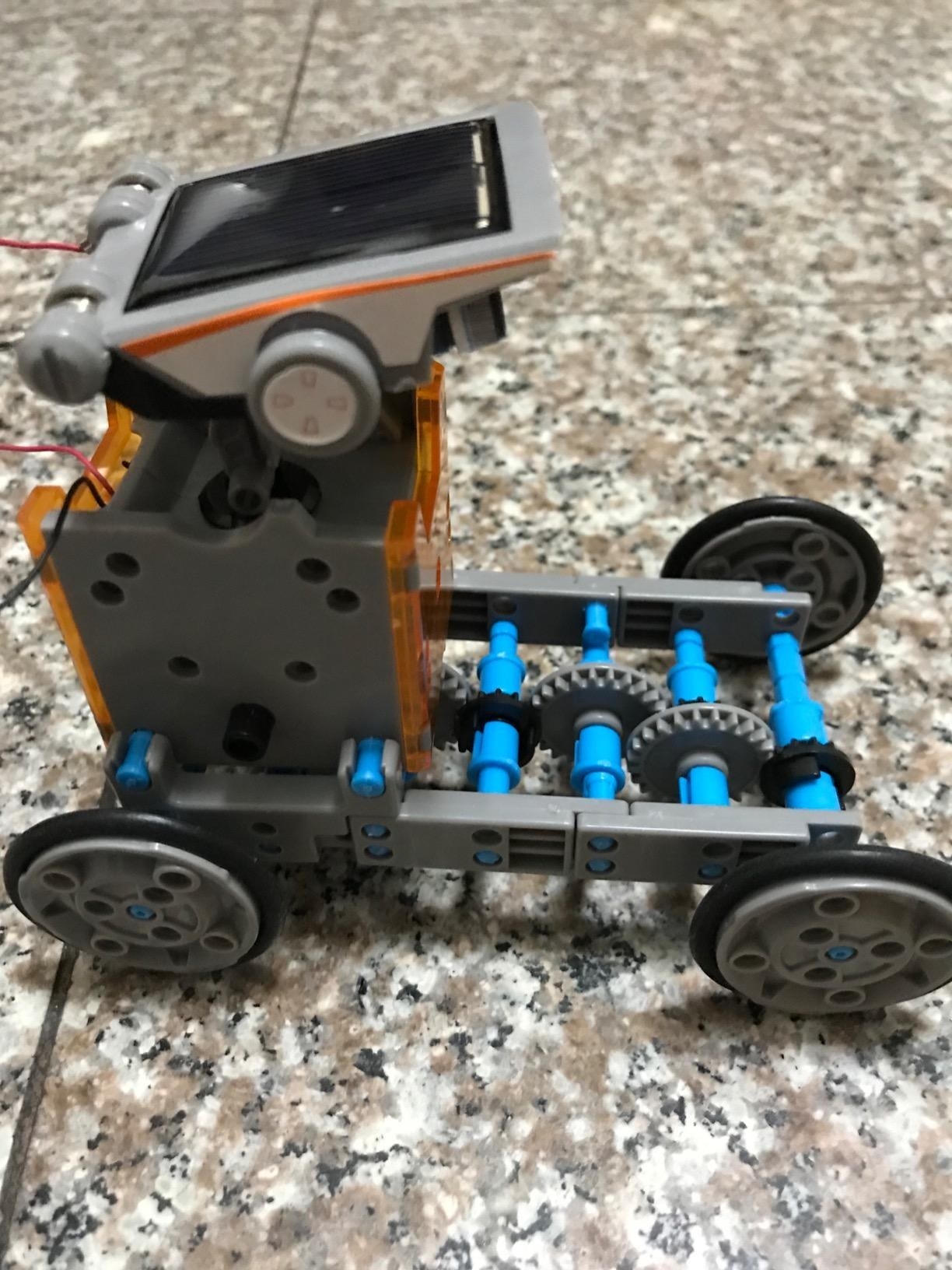 STEM Education 3D Puzzle 8+ Dump truck toy DIY Wooden Solar Car Kit 