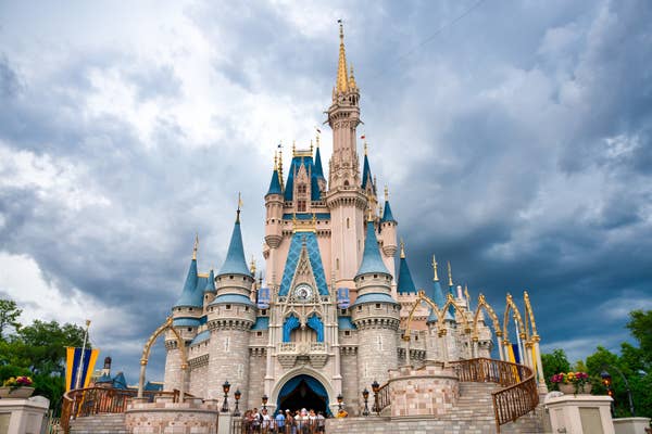 Cinderella Castle at Disney World in Orlando, Florida