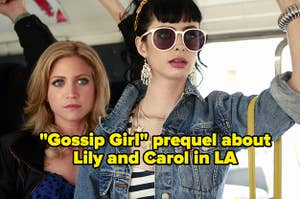 "Gossip Girl" prequel about Lily and Carol in LA with young Lily and Carol on a bus