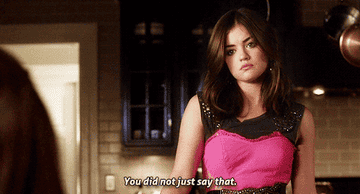 Aria on Pretty Little Liars: &quot;You did not just say that&quot;