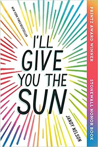 Title text in bold black print with multicolored sun ray illustrations surrounding it